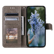 Cu clapetă pentru Samsung Galaxy A55 5G, Mandala Flower, verde
