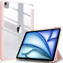 Husă pentru iPad Air 13" 2025/2024 (7/6 gen.), Smartcase Hybrid, cu spațiu pentru stylus, roz