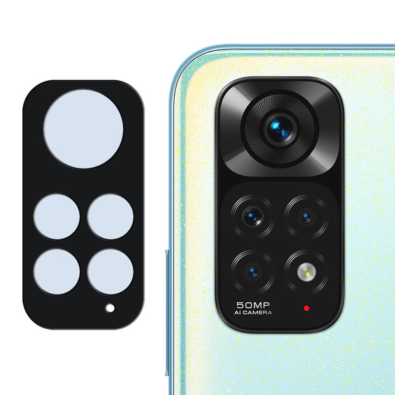 Sticlă temperată pentru camera foto pentru Xiaomi Redmi Note 11, albastru