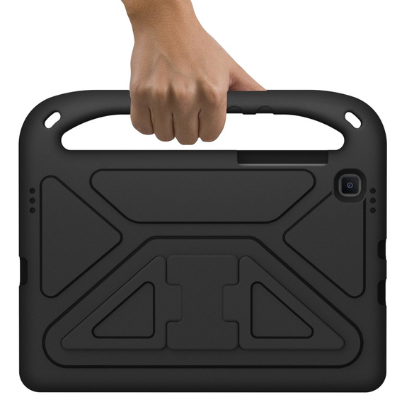 Husă pentru copii pentru Samsung Galaxy Tab S6 Lite 2022 / 2020, husă pentru copii cu mâner, negru