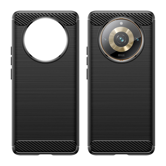 Huse pentru Realme 11 Pro / 11 Pro +, Carbon, negru