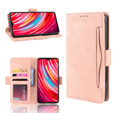 Cu clapetă pentru Xiaomi Redmi Note 8 Pro, Card Slot, roz