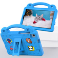 Husă pentru copii pentru Samsung Galaxy Tab A7 Lite 8.7 T220/T225, Cute Patterns, cu suport, albastru