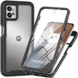 Carcasă pentru Motorola Moto G32, Shockproof, cu folie, negru