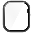 2w1 Etui + Szkło Hartowane do Apple Watch 7/8 41MM, Czarne