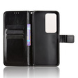Cazul Flap pentru Xiaomi Redmi 15 5G / 4G, texturat Crazy Horse, negru