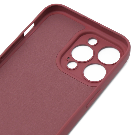 Husa pentru iPhone 15 Pro Max, Silicone Lite, roșu