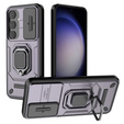 Husă pentru Samsung Galaxy S24, KickStand Camera Lens, violet