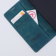 Husă pentru Xiaomi Redmi Note 12 4G, ERBORD Vintage, portofel cu clapetă, albastru