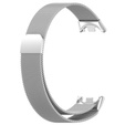 Brățară milaneză cu brățară cu carcasă pentru Xiaomi Smart Band 10 / 9 / 8, argintiu