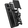 Husă blindată pentru Xiaomi Redmi 13, CamShield Slide, negru