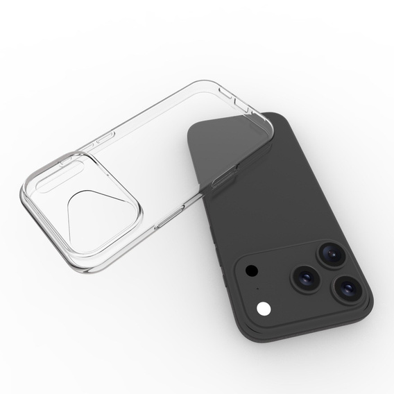 Husă de protecție TPU pentru iPhone 17 Pro Max - transparentă