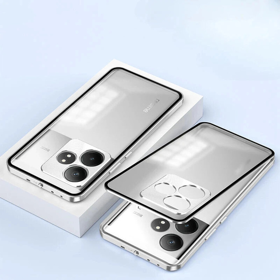 Carcasă pentru Realme GT 6 / 6T, Frame Case, de argint