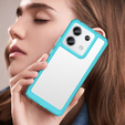Huse pentru Xiaomi Redmi Note 13 Pro 5G, Fusion Hybrid, transparent / albastru