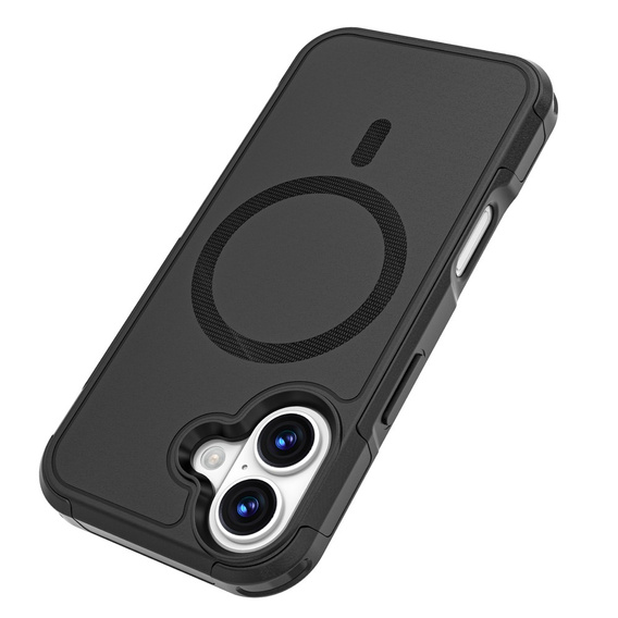 Husă MagForce pentru iPhone 17, pentru MagSafe, blindată, neagră