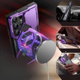 Husă Tongate MECH MagSafe Series violet pentru Samsung Galaxy S24 Ultra