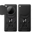 Husă blindată pentru Oppo Find X8 Pro, CamShield Slide, negru