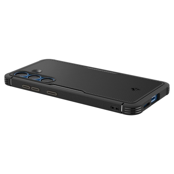 Carcasa Spigen pentru Samsung Galaxy S25+ Plus, Core Armor MagSafe, negru + 9H Tempered Glass
