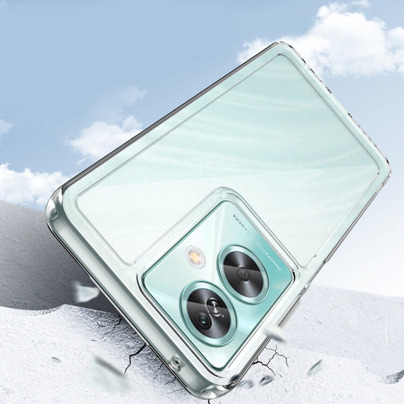 Huse pentru Oppo A79 5G, Fusion Hybrid, transparentă