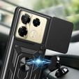 Husă blindată pentru Infinix Note 40 Pro, CamShield Slide, negru