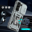 Husă blindată pentru Samsung Galaxy Z Fold6 5G, CamShield Slide, de argint