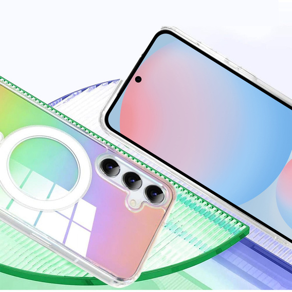Husă pentru Samsung Galaxy A16, Fusion Hybrid Case, pentru MagSafe, multicolor + Sticlă pentru ecran