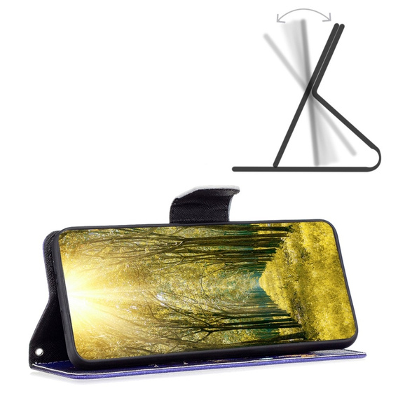 Cu clapetă pentru Xiaomi Redmi Note 13 Pro 5G, Wallet, Butterflies violet