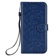 Husa cu clapetă pentru Xiaomi Redmi Note 14 4G, Wallet Rhombus, albastru