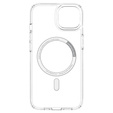 Carcasă MagSafe Spigen pentru iPhone 13 Mini, Ultra Hybrid, alb + 9H Tempered Glass