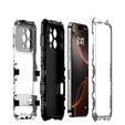 Husă blindată pentru iPhone 16 Pro, R-JUST, de argint