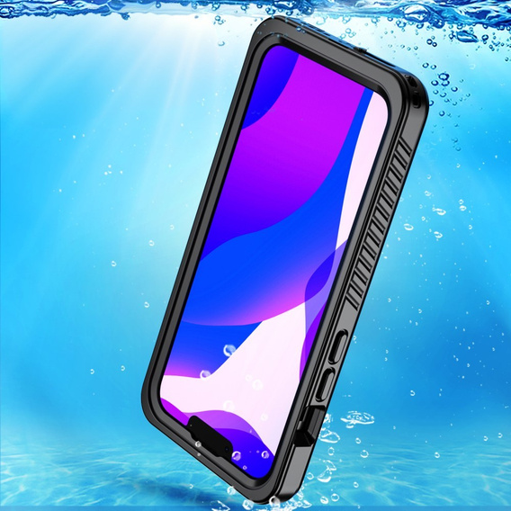Husă impermeabilă IP68 pentru iPhone 13, negru
