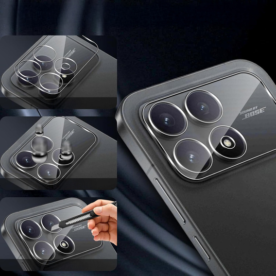 2x Protector de ecran din sticlă temperată ERBORD pentru Xiaomi Poco F8 Pro