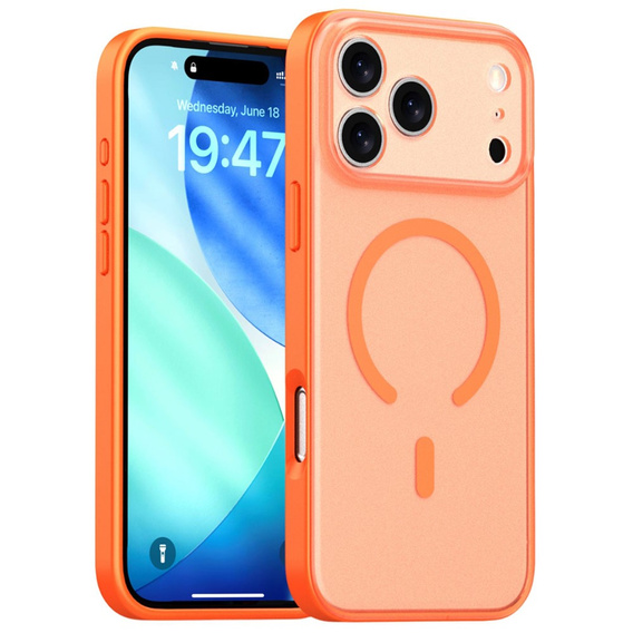 Husă mată pentru iPhone 17 Pro, pentru MagSafe, cu protecție pentru cameră