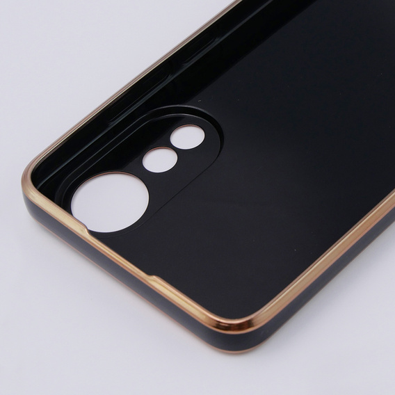 Husă pentru Oppo A78 4G, Glamour CamShield, negru