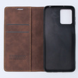 Husă pentru Motorola Moto G13/ G23 4G, ERBORD Vintage, portofel cu clapetă, cafea