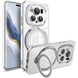 Carcasă magnetică pentru Honor Magic 6 Pro 5G, pentru MagSafe, de argint