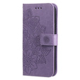 Cu clapetă pentru Samsung Galaxy A54 5G, Mandala Flower, violet