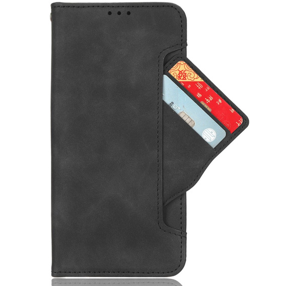 Cu clapetă pentru Oppo A80, Card Slot, negru