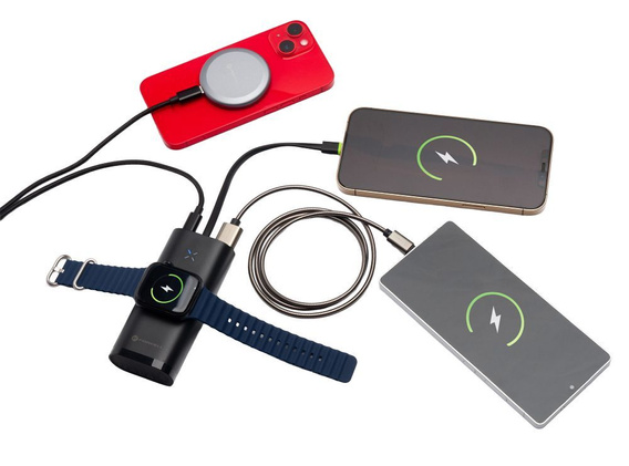 Baterie externă Forcell F-Energy 10000 mAh cu încărcător Apple Watch