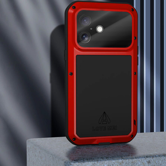 Carcasă blindată cu sticlă temperată pentru iPhone 17