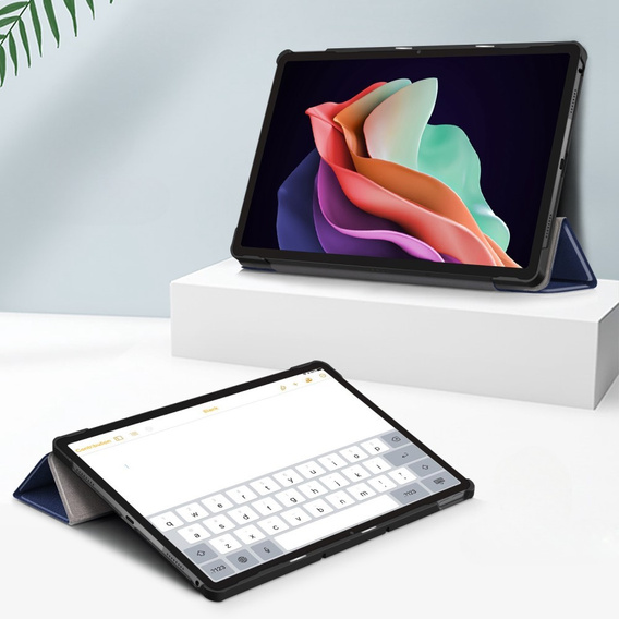 Husă pentru Lenovo Tab P11 Gen 2 TB350FU TB350XU 11.5", Smartcase, albastru închis