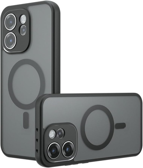 Husă MagSafe ERBORD Matt pentru Oppo Reno 15 Pro, negru