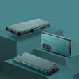 Husa cu clapetă CASEME pentru Samsung Galaxy A54 5G, Litchi Wallet, verde