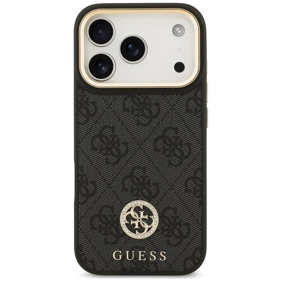Husă GUESS 4G Strass Logo MagSafe pentru iPhone 17 Pro