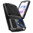 Husă R-JUST cu suport și sticlă încorporată pentru iPhone 17