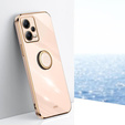 Huse pentru POCO X5 Pro 5G, Electro Ring, roz rose gold