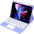 Carcasă + tastatură iPad Air 10.9 4 2020 / 5 2022, Touchpad, violet