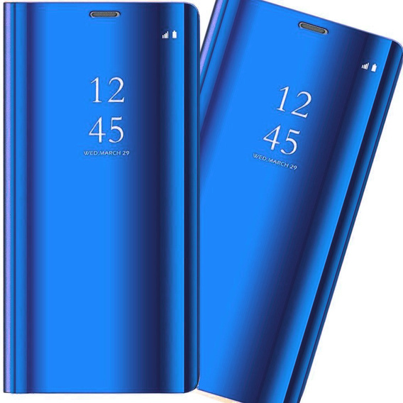 Huse pentru OnePlus Nord 2 5G, Clear View, albastru