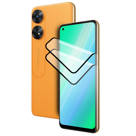 2x sticlă ceramică ERBORD Hybrid Glass pentru Oppo Reno8 T 4G