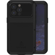 Love Mei Huse pentru iPhone 15 Pro Max, armored with glass, negru